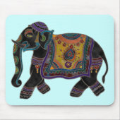 Indian Elephant Art Mousepad Muismat (Voorkant)