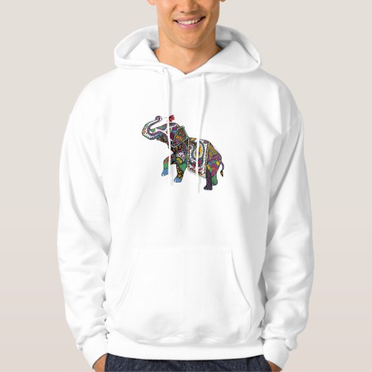 Indian Elephant Hoodie (Voorkant)