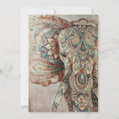 Indian Elephant Kaart (Voorkant)