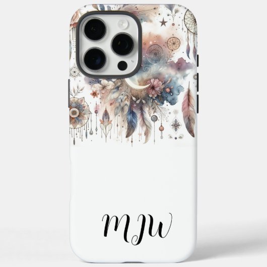 Indian Feather  Boho iPhone / iPad hoesje (Achterkant)