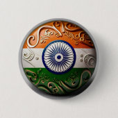 Indian Flag Button (Voorkant)
