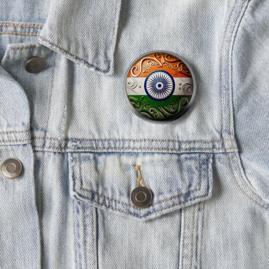 Indian Flag Button (In situ)