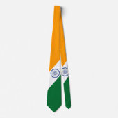 Indian Flag Independence Day Mannen Stropdas (Voorkant)
