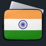 Indian Flag Laptophoes Laptop Sleeve<br><div class="desc">Voeg een vleugje Indiase trots toe aan je laptop accessoires met onze exclusieve laptop sleeve met de vlag van India! Deze laptophoes is vervaardigd met nauwgezette aandacht voor details en is meer dan alleen functioneel; het is een viering van het Indiase erfgoed en de nationale trots. Het gedurfde ontwerp toont...</div>