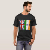 Indian Flag Outfit Ideeën voor Kids Union Jack Ind T-shirt (Voorkant volledig)