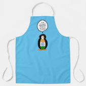 Indian Flag Talking Ms Penguin Personalized Text Schort (Voorkant)
