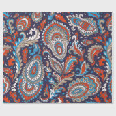 Indian floral paisley medallion pattern. Ethnic Ma Cadeaupapier (Vlak)