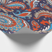 Indian floral paisley medallion pattern. Ethnic Ma Cadeaupapier (Hoek)