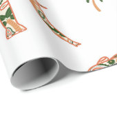 Indian Floral Paisley Ornate Elephants Cadeaupapier (Rol Hoek)