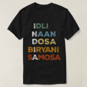 Indian Food Desi Humor Funny T-shirt (Design voorkant)