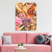 Indian Fritillary:Premium Canvas Afdruk (Insitu (Woonkamer))