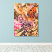 Indian Fritillary:Premium Canvas Afdruk (Insitu (Houten vloer))
