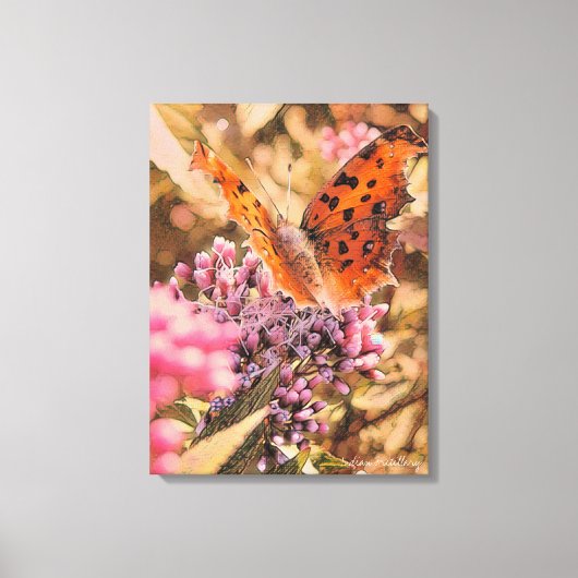 Indian Fritillary:Premium Canvas Afdruk (Voorkant)