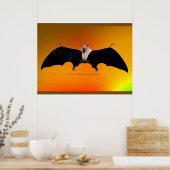 Indian Fruit Bat Poster (Keuken)