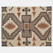 INDIAN (gesimuleerde) ventilatordoekjes Fleece Deken (Voorkant (Horizontaal))