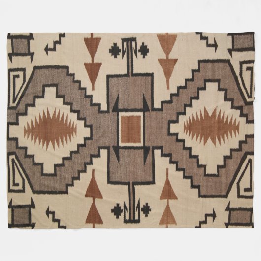 INDIAN (gesimuleerde) ventilatordoekjes Fleece Deken (Voorkant (Horizontaal))