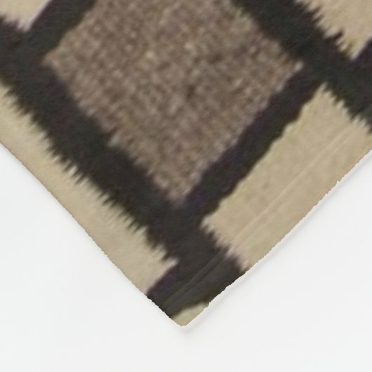 INDIAN (gesimuleerde) ventilatordoekjes Fleece Deken (Hoek)