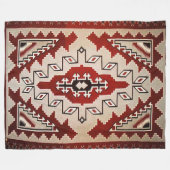 INDIAN (gesimuleerde) ventilatordoekjes Fleece Deken (Voorkant (Horizontaal))