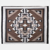 INDIAN (gesimuleerde) ventilatordoekjes Fleece Deken (Voorkant (Horizontaal))