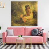 Indian Girl, 1793 (oil on canvas mounted on panel) (Insitu (Woonkamer))