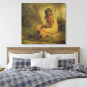 Indian Girl, 1793 (oil on canvas mounted on panel) (Insitu (Slaapkamer))