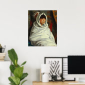 Indian Girl - Robert Henri Fine Art Poster (Thuiskantoor)