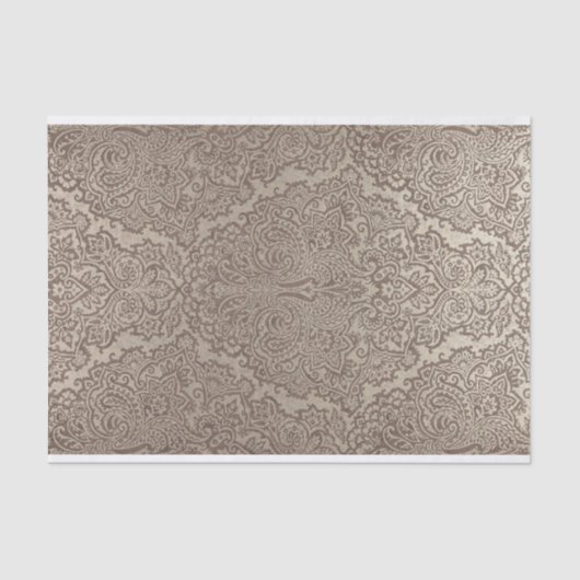 Indian Gold Damask Tissuepapier (Voorkant)