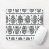 Indian Hand Drawn Hamsa Doodle Muismat (Met muis)