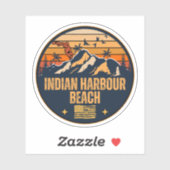 Indian Harbour Beach, Florida Sticker (Vel)