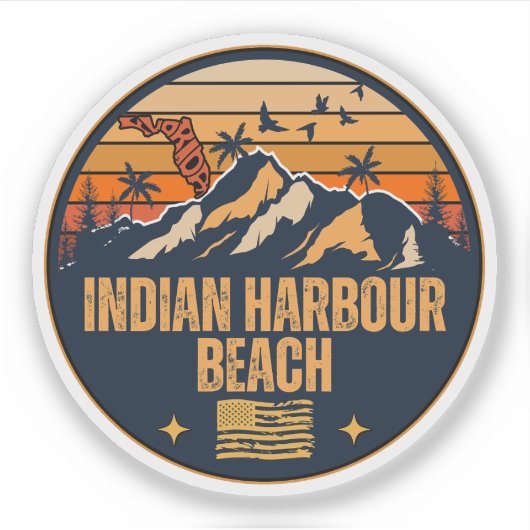 Indian Harbour Beach, Florida Sticker (Voorkant)