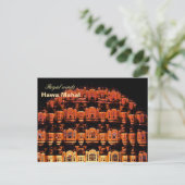 Indian Hawa mahal Jaipur postkaart (Staand voorkant)