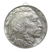 INDIAN HEAD NICKEL DARTBORD (Voorkant)