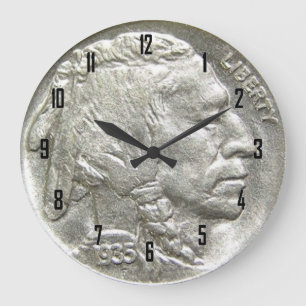INDIAN HEAD NICKEL GROTE KLOK