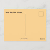 Indian Head Rock Michigan Briefkaart (Achterkant)