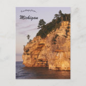 Indian Head Rock Michigan Briefkaart (Voorkant)