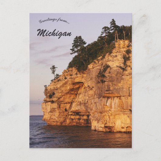 Indian Head Rock Michigan Briefkaart (Voorkant)