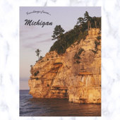 Indian Head Rock Michigan Briefkaart