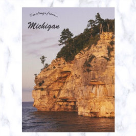 Indian Head Rock Michigan Briefkaart