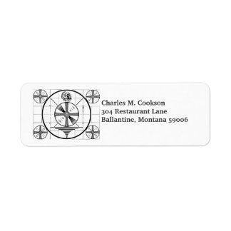 Indian Head Television Test Pattern Etiket