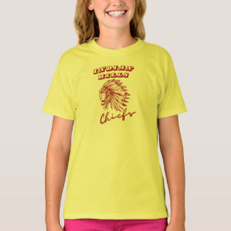 Indian Hills Chiefs Girls' Yellow School Pride T-s T-shirt
