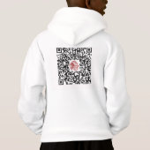 Indian Hills Elementary Chiefs Organic Hoodie-QR (Achterkant)