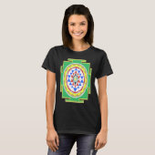 Indian Hindu Wedding  for Indians Sri Yantra Diagr T-shirt (Voorkant volledig)