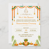 Indian Housewarming Invitation Kaart (Voorkant)