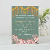Indian Housewarming Invitations  Kaart (Staand voorkant)