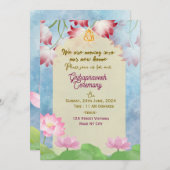 Indian Housewarming Invitations  Kaart (Voorkant / Achterkant)