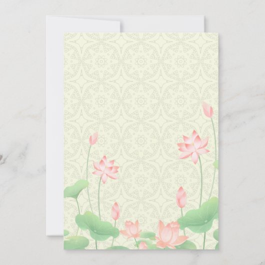 Indian Housewarming Invitations Kaart (Achterkant)