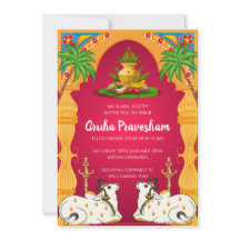 Indian Housewarming uitnodiging Gruhapravesham