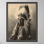  indian : Hubble Big Horse , Cheyenne - Poster (Voorkant)