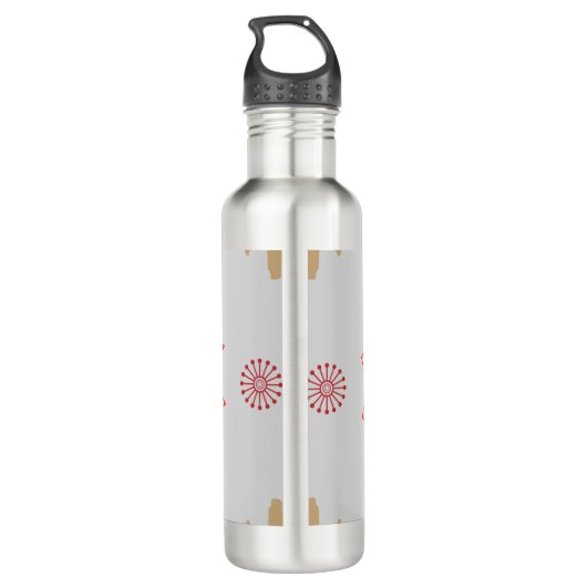 Indian-inspired design with mandalas waterfles  (Achterkant)