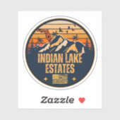Indian Lake Estates, Florida Sticker (Vel)
